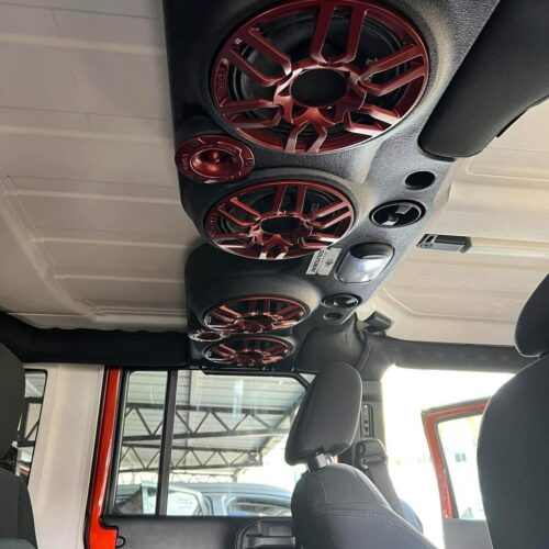 DS18 BASS600.4BTA / JL-SBAR Overhead Sound Bar System for Jeep Wrangler