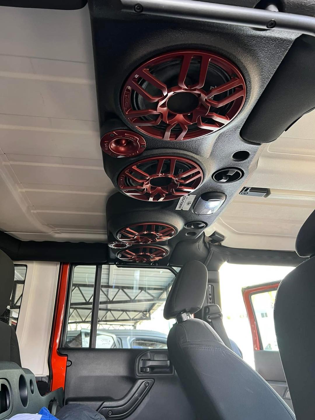 DS18 BASS600.4BTA / JL-SBAR Overhead Sound Bar System for Jeep Wrangler