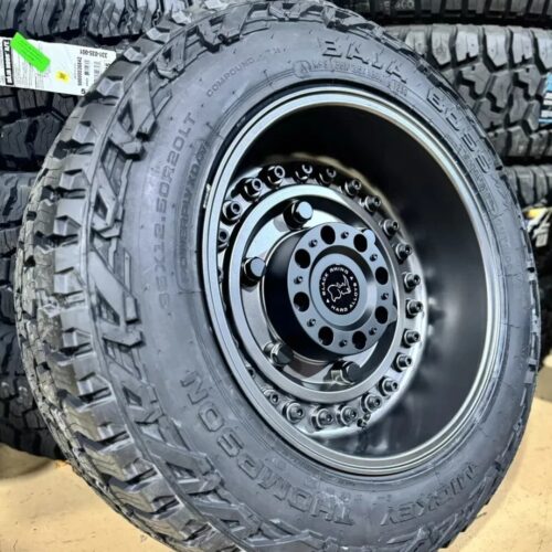 5 20×12 Black Rhino Armory Wheels 35″ Baja Boss AT Tires 5×5 Jeep Gladiator JT