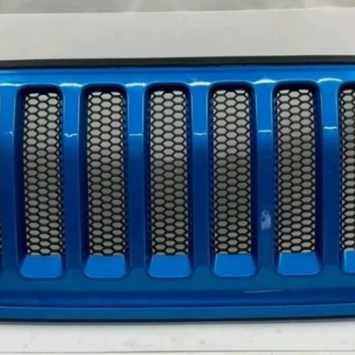 Genuine Mopar Front Grille Assembly – Jeep Wrangler JL & Gladiator JT – Sahara Trim – Blue