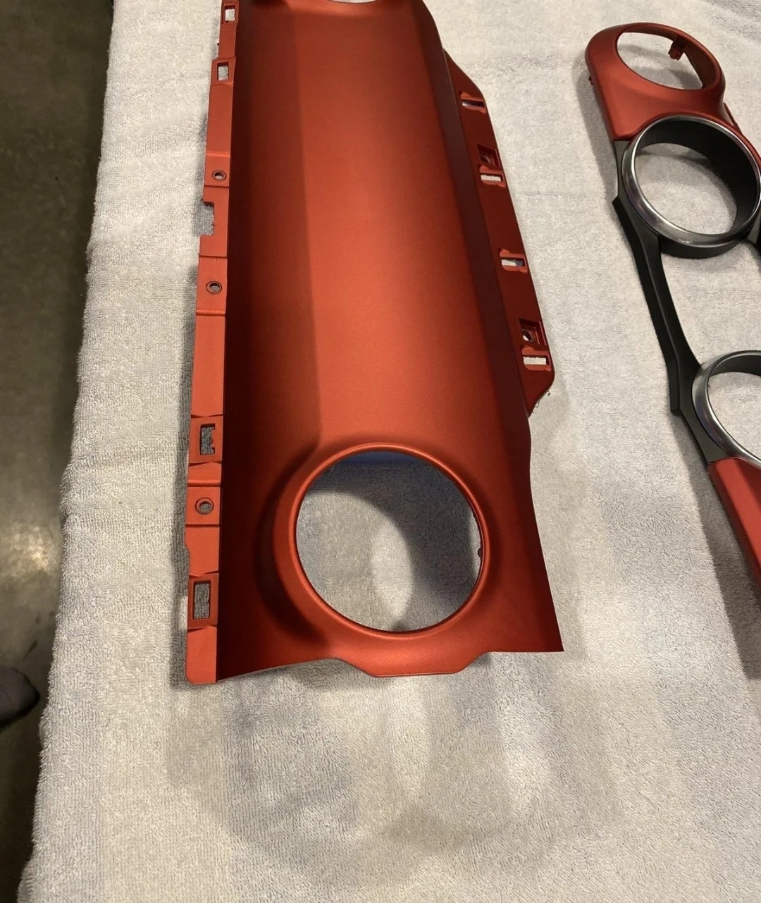 Genuine OEM Mopar Rubicon Red Interior Dash Trim Panels – Jeep Wrangler JL & Gladiator JT - Image 3