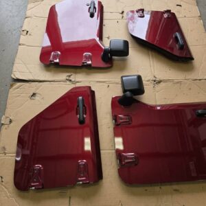 Mopar Half Doors with Premium Uppers – Snazzberry Red – JL/JT