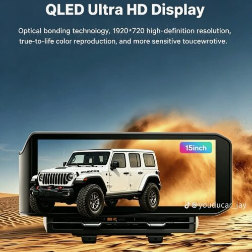 15 Inch Android Screen Upgrade for Jeep Wrangler