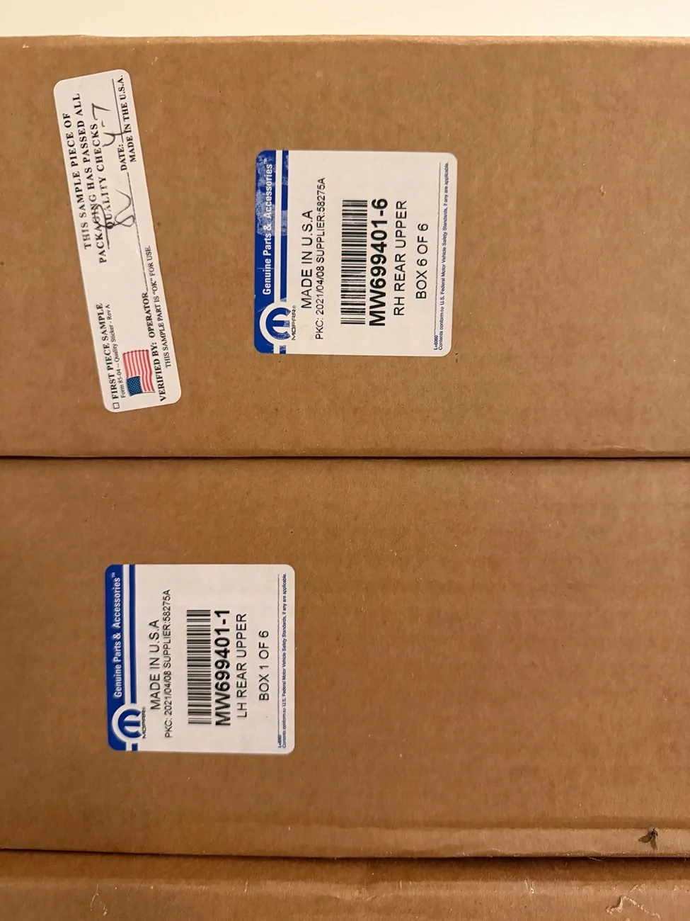 OEM Mopar JL Unlimited Half Doors – Premium Acrylic Uppers – Complete Factory Set - Billet Silver - Image 2